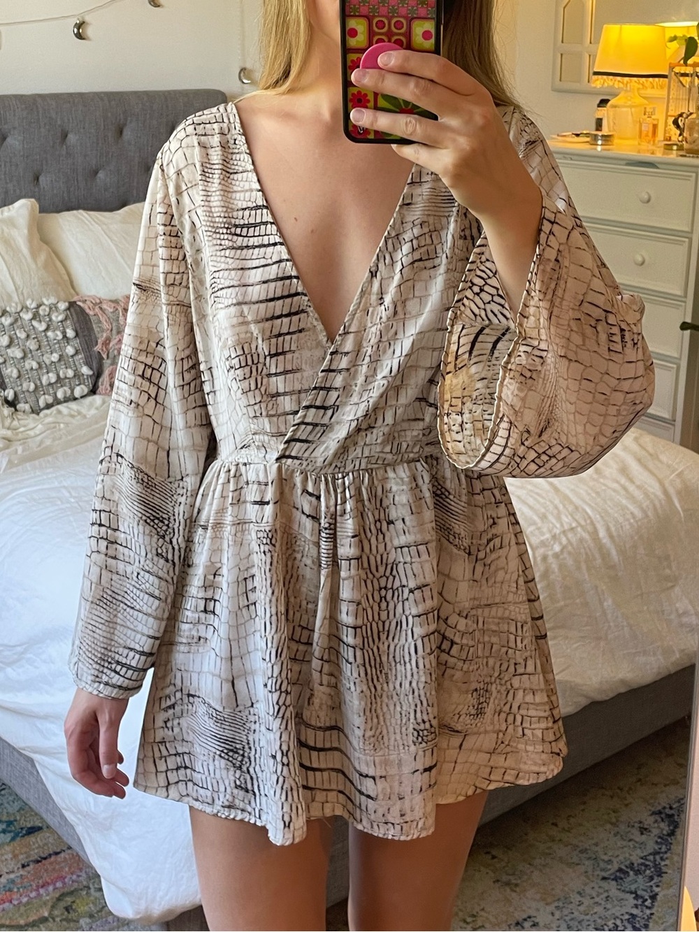 Snakeskin Romper